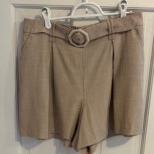 Rachel Zoe Tan elastic Women's Shorts size 12 like new